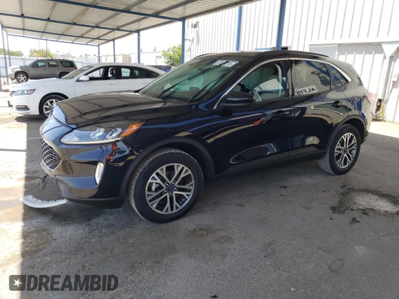 2021 Ford Escape SEL with VIN 1FMCU9H65MUA70490, listed as a Copart auction lot 57815275 with 62,227 mi miles and Salvage title. Bid and sale history available at DreamBid. Image 1.