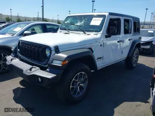 2024 Jeep Wrangler Willys with VIN 1C4PJXDN7RW104649, listed as a IAAI auction lot 41855892 with 16,762 mi miles. Bid and sale history available at carsss.com. Image 2.