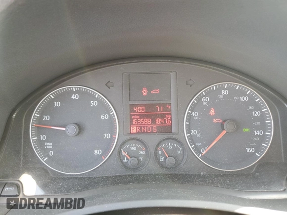 2009 Volkswagen Rabbit S z VIN WVWDB71K69W086784, wystawiony jako Copart lot #55328385 z przebiegiem 163 588 mil mil oraz Szkoda całkowita • Salvage title. Historia ofert i sprzedaży dostępna na DreamBid. Obrazek 9.