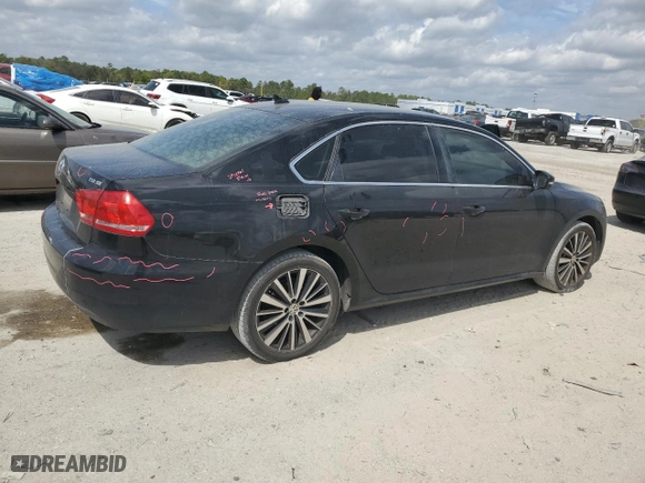 2014 Volkswagen Passat SE w/Sunroof with VIN 1VWBS7A39EC086853, listed as a Copart auction lot 49458675 with 118,148 mi miles and Non Repairable. Bid and sale history available at carsss.com. Image 3.