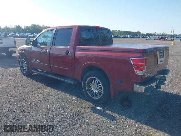 2008 Nissan Titan XE with VIN 1N6AA07D08N345373, listed as a IAAI auction lot 42035751 with 350,869 mi miles. Bid and sale history available at carsss.com. Image 3.