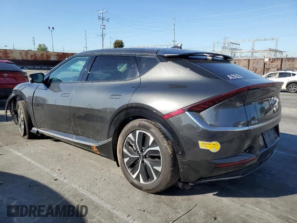2022 Kia EV6 Wind with VIN KNDC3DLC6N5079654, listed as a Copart auction lot 49720515 with 42,676 mi miles and Salvage Title. Bid and sale history available at carsss.com. Image 2.