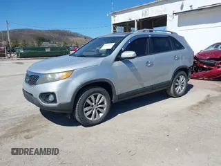 2011 Kia Sorento EX with VIN 5XYKUDA28BG104771, listed as a IAAI auction lot 41875456 with 137,340 mi miles. Bid and sale history available at carsss.com. Image 2.