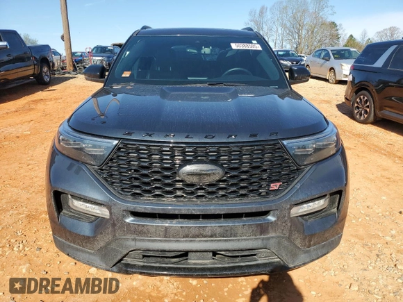 2022 Ford Explorer ST with VIN 1FM5K8GC3NGA46530, listed as a Copart auction lot 50388505 with 44,525 mi miles and Salvage Title. Bid and sale history available at carsss.com. Image 5.