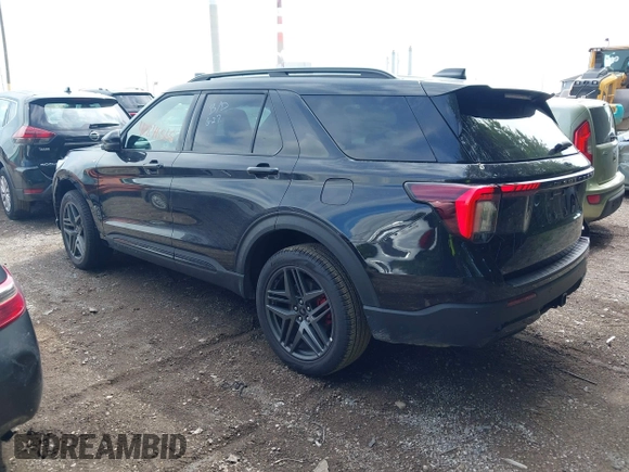 2025 Ford Explorer ST-Line with VIN 1FMUK8KH7SGB38511, listed as a IAAI auction lot 42846565 with 11,936 mi miles and . Bid and sale history available at DreamBid. Image 3.
