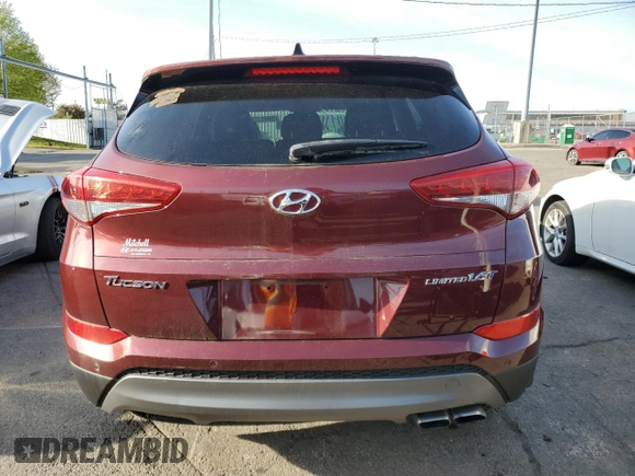 2016 Hyundai Tucson Sport with VIN KM8J33A29GU040122, listed as a Copart auction lot 54015585 with 154,276 mi miles and Clean Title. Bid and sale history available at carsss.com. Image 6.