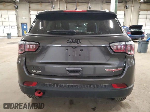 2019 Jeep Compass Trailhawk with VIN 3C4NJDDB1KT618892, listed as a Copart auction lot 49156585 with 93,842 mi miles and Salvage Title. Bid and sale history available at carsss.com. Image 6.
