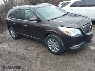 2015 Buick Enclave Leather with VIN 5GAKRBKD7FJ120022, listed as a IAAI auction lot 41198844 with 164,907 mi miles. Bid and sale history available at carsss.com. Image 1.