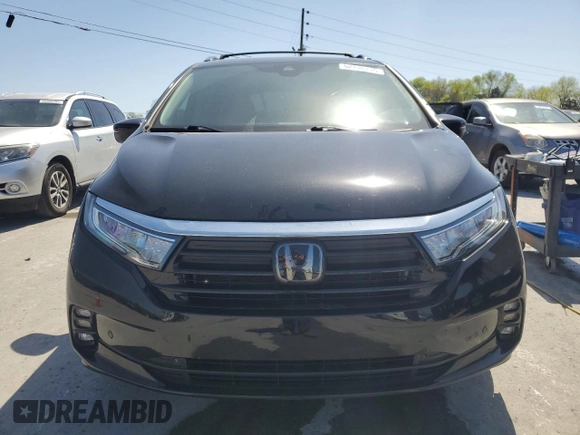 2021 Honda Odyssey Touring with VIN 5FNRL6H80MB036564, listed as a Copart auction lot 52218215 with 44,556 mi miles and Salvage Title. Bid and sale history available at carsss.com. Image 5.