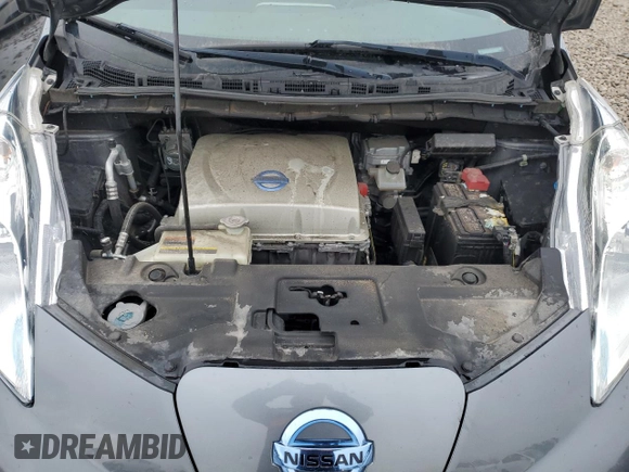 2015 Nissan LEAF SV with VIN 1N4AZ0CP5FC332953, listed as a Copart auction lot 39087903 with 61,605 mi miles. Bid and sale history available at carsss.com. Image 11.