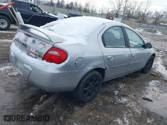 2003 Dodge Neon SXT with VIN 1B3ES56C93D168622, listed as a IAAI auction lot 41583349 with 153,009 mi miles. Bid and sale history available at carsss.com. Image 4.