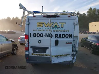 2018 Ram ProMaster Cargo with VIN 3C6TRVAG7JE107042, listed as a IAAI auction lot 40856879 with 250,956 mi miles and . Bid and sale history available at DreamBid. Image 16.