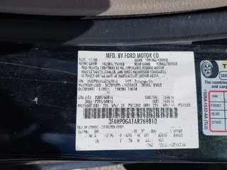 2010 Ford Fusion S with VIN 3FAHP0GA1AR269810, listed as a IAAI auction lot 41945504 with 1 mi miles. Bid and sale history available at carsss.com. Image 9.