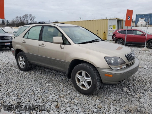 2003 Lexus RX 300 with VIN JTJHF10U930300910, listed as a Copart auction lot 86391924 with 117,037 mi miles and Clean Title. Bid and sale history available at carsss.com. Image 4.