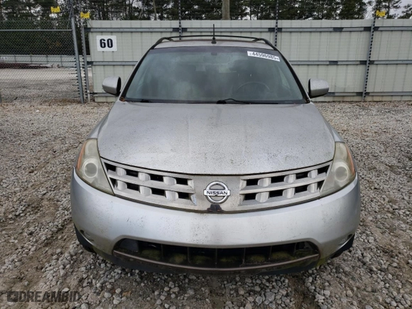 2004 Nissan Murano SL with VIN JN8AZ08W14W329400, listed as a Copart auction lot 44596985 with 118,343 mi miles and Clean Title. Bid and sale history available at carsss.com. Image 5.