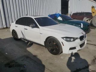 2013 BMW 3 Series 328i xDrive with VIN WBA3B5C54DF592272, listed as a Copart auction lot 43229765 with 134,360 mi miles and Salvage Title. Bid and sale history available at carsss.com. Image 4.