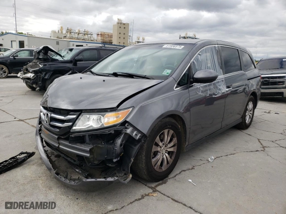 2014 Honda Odyssey EX with VIN 5FNRL5H40EB131943, listed as a Copart auction lot 51936575 with 122,762 mi miles and Salvage Title. Bid and sale history available at carsss.com. Image 1.