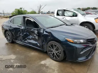 2021 Toyota Camry SE Nightshade with VIN 4T1T11AK5MU527073, listed as a Copart auction lot 55192524 with 75,581 mi miles and Salvage Title. Bid and sale history available at carsss.com. Image 4.