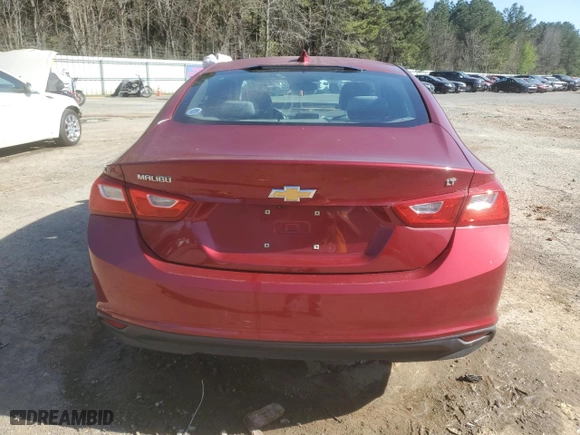 2017 Chevrolet Malibu LT with VIN 1G1ZE5ST9HF132625, listed as a Copart auction lot 49466695 with 77,149 mi miles and Salvage Title. Bid and sale history available at carsss.com. Image 6.