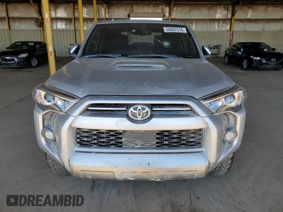2022 Toyota 4Runner TRD Off Road Premium with VIN JTERU5JR5N6022517, listed as a Copart auction lot 55607515 with 104,285 mi miles and Non Repairable. Bid and sale history available at DreamBid. Image 5.