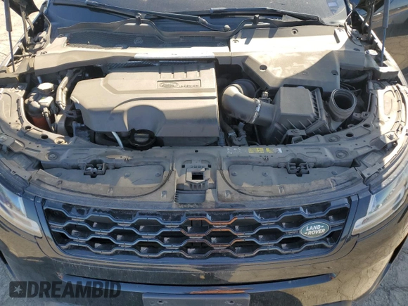2020 Land Rover Range Rover Evoque SE with VIN SALZP2FX5LH024683, listed as a Copart auction lot 54866055 with 87,164 mi miles and Clean Title. Bid and sale history available at carsss.com. Image 12.