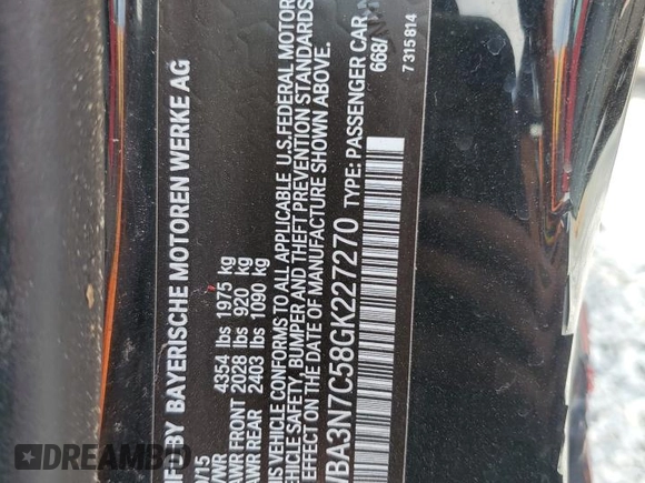 2016 BMW 4 Series 428i with VIN WBA3N7C58GK227270, listed as a Copart auction lot 53754455 with 112,216 mi miles and Non Repairable. Bid and sale history available at carsss.com. Image 12.