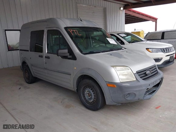 2010 Ford Transit Connect XL with VIN NM0LS6AN8AT028971, listed as a IAAI auction lot 41568507 with 238,621 mi miles. Bid and sale history available at carsss.com. Image 1.