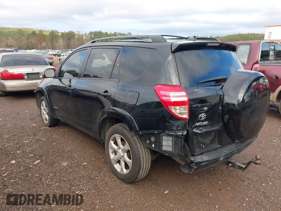 2012 Toyota RAV4 Limited with VIN 2T3YF4DV5CW110458, listed as a IAAI auction lot 41110253 with 167,640 mi miles. Bid and sale history available at carsss.com. Image 3.