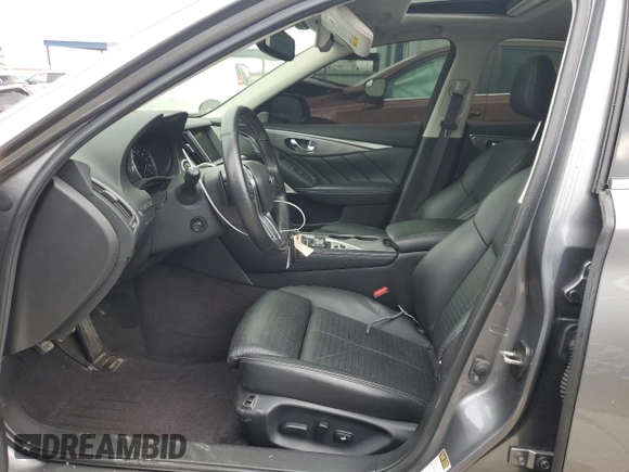 2020 Infiniti Q50 Pure with VIN JN1EV7AP9LM205019, listed as a Copart auction lot 51113905 with 56,243 mi miles and Salvage Title. Bid and sale history available at carsss.com. Image 7.