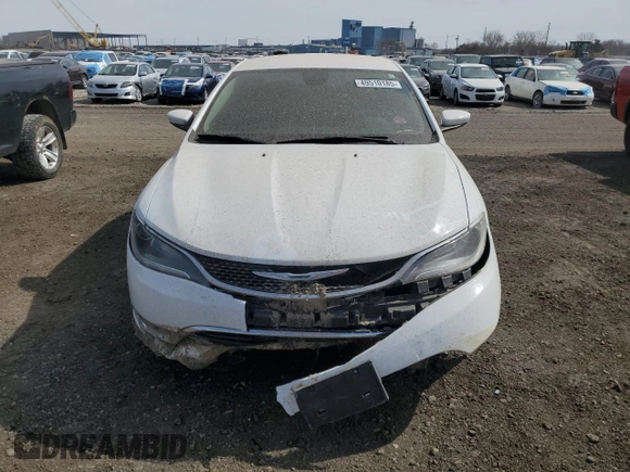 2015 Chrysler 200 Limited with VIN 1C3CCCAB1FN612827, listed as a Copart auction lot 49510185 with 112,217 mi miles and Salvage Title. Bid and sale history available at carsss.com. Image 5.