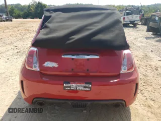 2013 FIAT 500 Abarth with VIN 3C3CFFJH0DT648891, listed as a Copart auction lot 69580054 with 69,507 mi miles and Salvage Title. Bid and sale history available at carsss.com. Image 6.