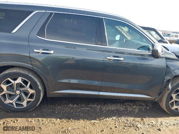 2022 Hyundai Palisade Calligraphy with VIN KM8R74HE0NU448535, listed as a IAAI auction lot 41443753 with 43,822 mi miles. Bid and sale history available at carsss.com. Image 13.