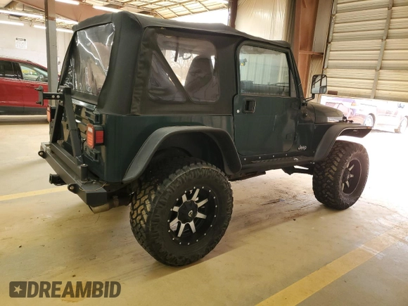 2001 Jeep Wrangler Sport with VIN 1J4FA49S51P373069, listed as a Copart auction lot 48625225 with 0 mi miles and Salvage Title. Bid and sale history available at carsss.com. Image 3.
