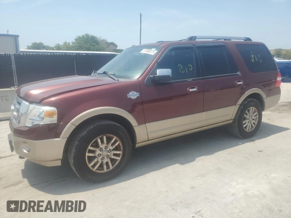 2013 Ford Expedition XLT with VIN 1FMJU1J58DEF21481, listed as a Copart auction lot 57360075 with 143,847 mi miles and Clean title. Bid and sale history available at DreamBid. Image 1.