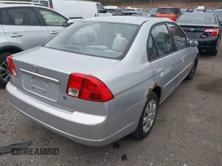 2003 Honda Civic EX with VIN 2HGES26793H588367, listed as a IAAI auction lot 42036420 with 205,190 mi miles. Bid and sale history available at carsss.com. Image 4.