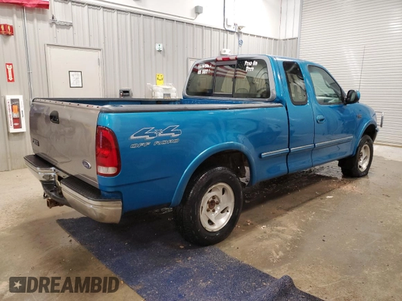 1997 Ford F-150 XL with VIN 1FTDX186XVKC03985, listed as a Copart auction lot 52808035 with 274,590 mi miles and Clean title. Bid and sale history available at DreamBid. Image 3.
