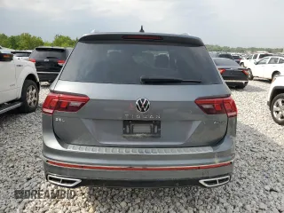 2024 Volkswagen Tiguan SEL R-Line with VIN 3VV4B7AX3RM199363, listed as a Copart auction lot 58811365 with 24,193 mi miles and Clean title. Bid and sale history available at DreamBid. Image 6.