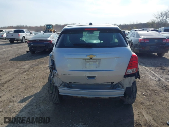 2018 Chevrolet Trax LS with VIN KL7CJNSB6JB510894, listed as a IAAI auction lot 42045055 with 118,647 mi miles. Bid and sale history available at carsss.com. Image 16.