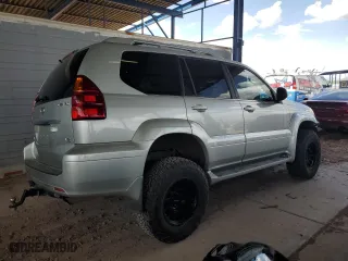 2003 Lexus GX 470 with VIN JTJBT20X030010831, listed as a Copart auction lot 51825335 with 200,180 mi miles and Salvage Title. Bid and sale history available at carsss.com. Image 3.