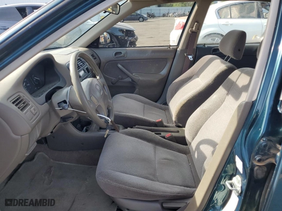 1996 Honda Civic DX with VIN 1HGEJ6628TL025702, listed as a Copart auction lot 50089245 with 164,733 mi miles and Salvage Title. Bid and sale history available at carsss.com. Image 7.
