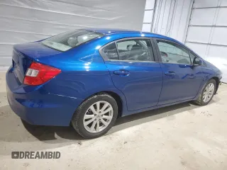 2012 Honda Civic EX with VIN 2HGFB2F84CH537761, listed as a Copart auction lot 49879655 with 169,003 mi miles and Salvage Title. Bid and sale history available at DreamBid. Image 3.