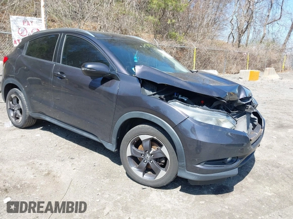 2018 Honda HR-V EX-L Navi with VIN 3CZRU6H74JM727764, listed as a IAAI auction lot 42002677 with 183,880 mi miles. Bid and sale history available at carsss.com. Image 1.