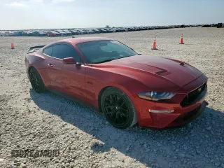2021 Ford Mustang GT with VIN 1FA6P8CF8M5147380, listed as a Copart auction lot 60081655 with Not provided miles and Salvage title. Bid and sale history available at DreamBid. Image 4.