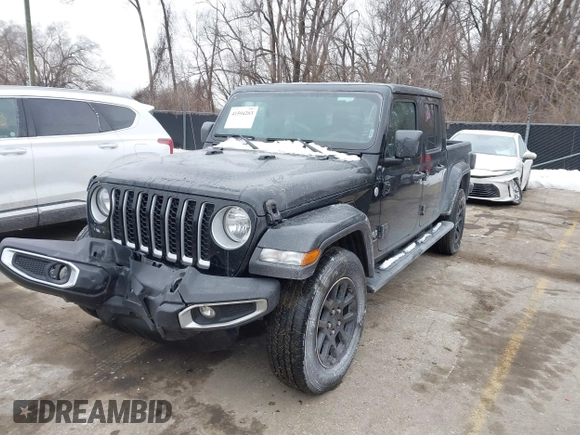 2023 Jeep Gladiator Overland with VIN 1C6HJTFG4PL564093, listed as a IAAI auction lot 41594203 with 37,740 mi miles and . Bid and sale history available at DreamBid. Image 17.