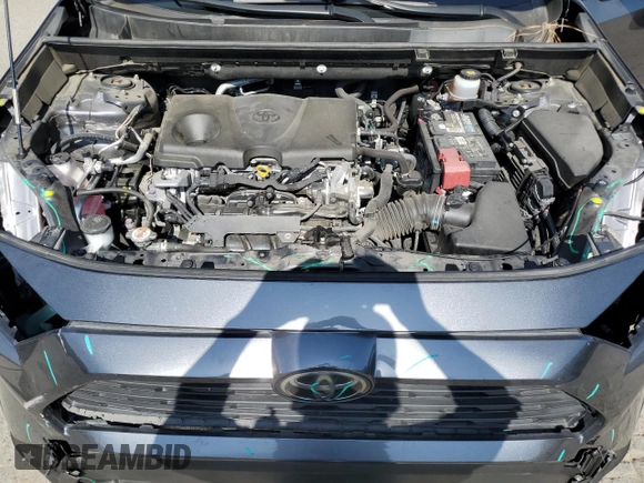 2019 Toyota RAV4 LE with VIN JTMF1RFV6KD503302, listed as a Copart auction lot 62384955 with 77,703 mi miles and Salvage title. Bid and sale history available at DreamBid. Image 12.