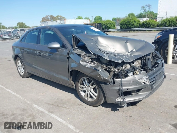 2016 Audi A3 2.0T Premium with VIN WAUB8GFF8G1020827, listed as a IAAI auction lot 41931226 with 111,167 mi miles. Bid and sale history available at carsss.com. Image 1.