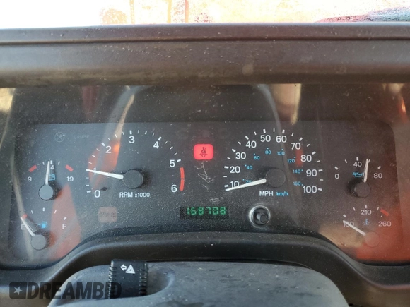 1999 Jeep Wrangler SE with VIN 1J4FY29P8XP483909, listed as a Copart auction lot 48679555 with 168,708 mi miles and Salvage title. Bid and sale history available at DreamBid. Image 9.