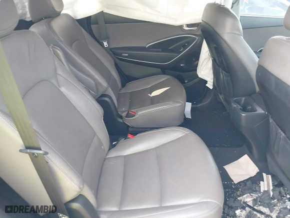 2017 Hyundai Santa Fe Limited Ultimate with VIN KM8SRDHF0HU212900, listed as a IAAI auction lot 39857730 with 86,682 mi miles. Bid and sale history available at carsss.com. Image 8.