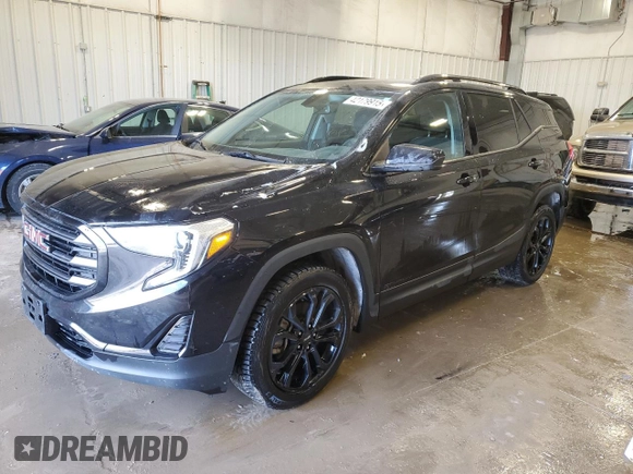 2019 GMC Terrain SLE with VIN 3GKALTEX4KL373359, listed as a Copart auction lot 42179915 with 48,773 mi miles and Salvage Title. Bid and sale history available at carsss.com. Image 1.