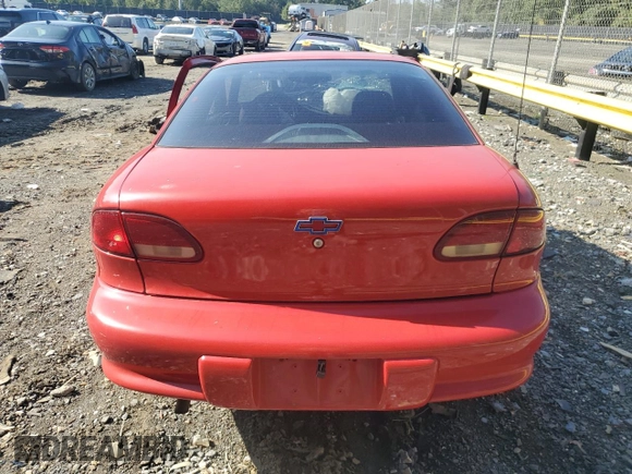 1998 Chevrolet Cavalier with VIN 1G1JC1241W7166649, listed as a Copart auction lot 74368144 with 145,646 mi miles and Salvage Title. Bid and sale history available at carsss.com. Image 6.